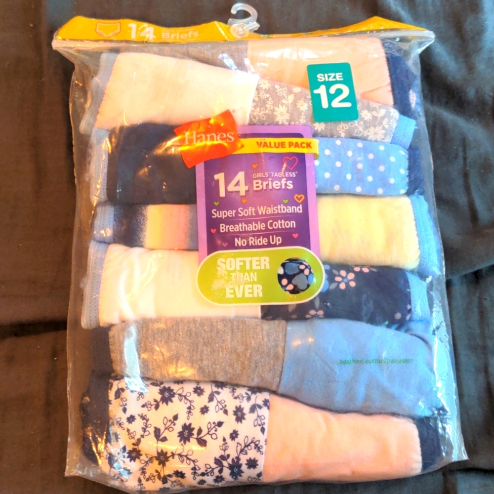 Hanes girls size 12